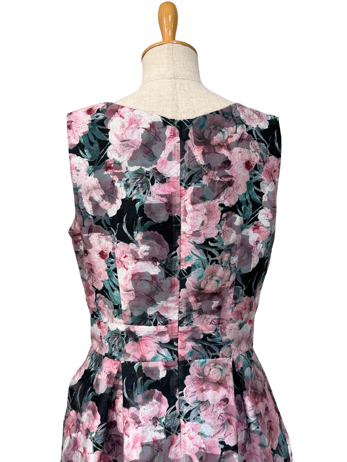 ピンク タックワンピース