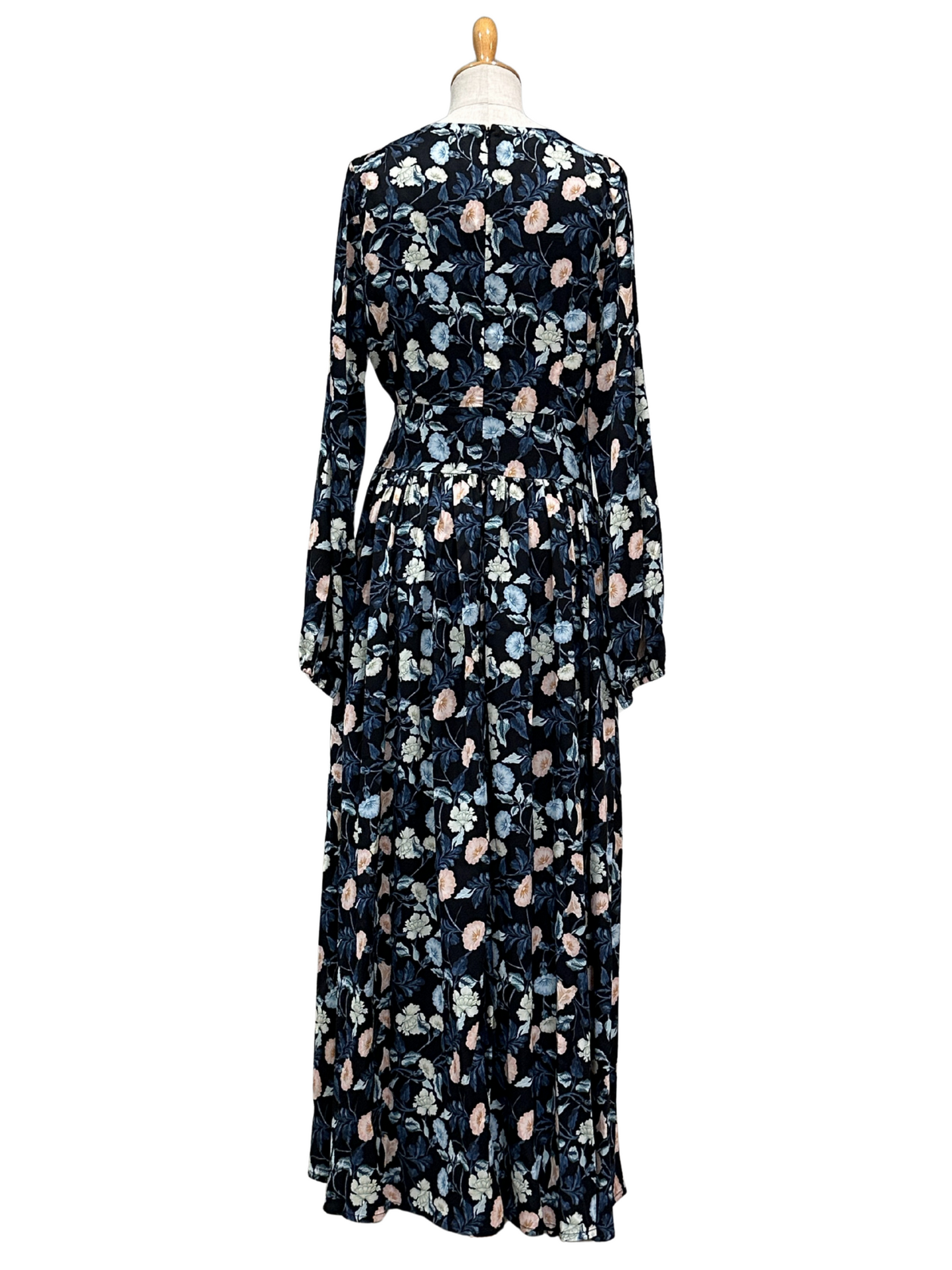 花柄 カシュクールワンピース