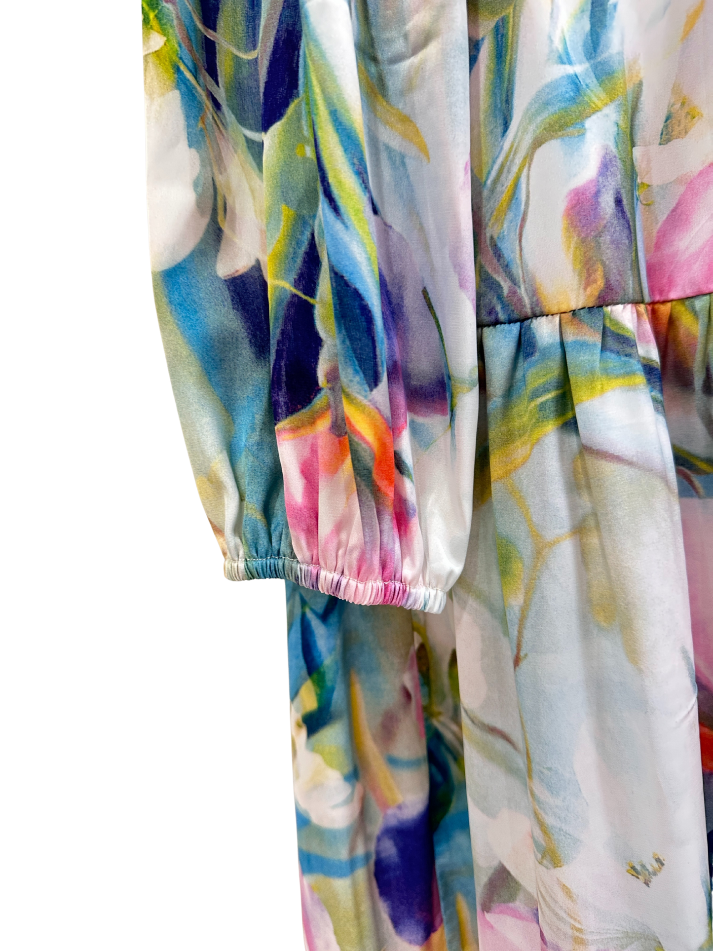 カラフル リボンカラーワンピース