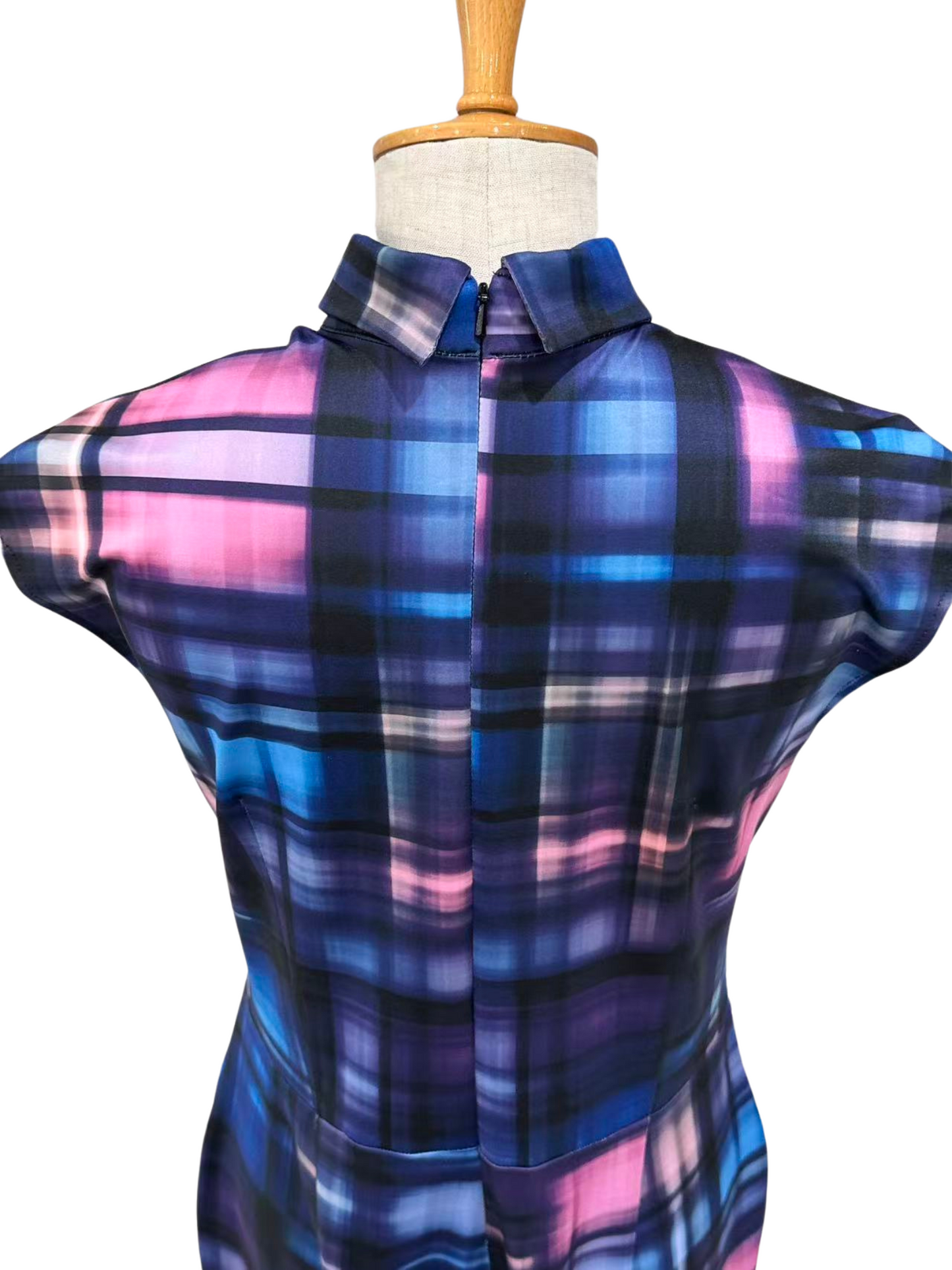 ブルーチェック オールインワン