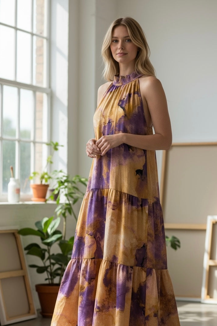 アメリカンスリーブワンピース