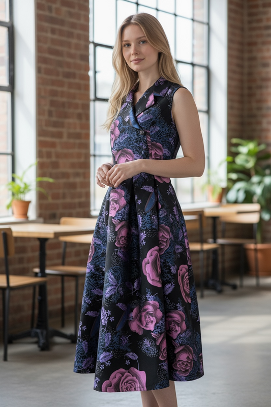 薔薇ハンサムワンピース