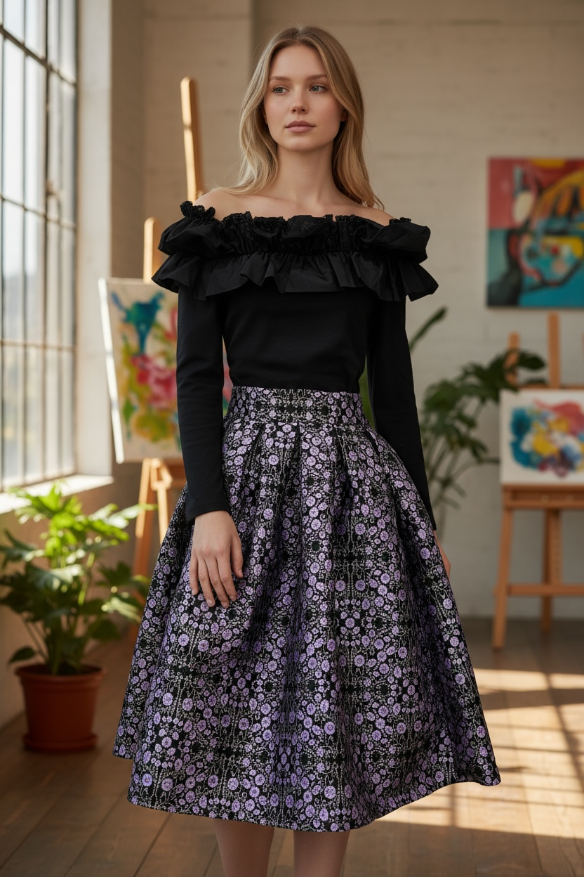 オフショルダートップス(ご予約商品）