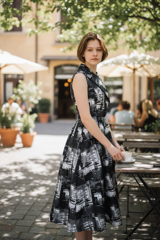 モノトーン ハンサムワンピース