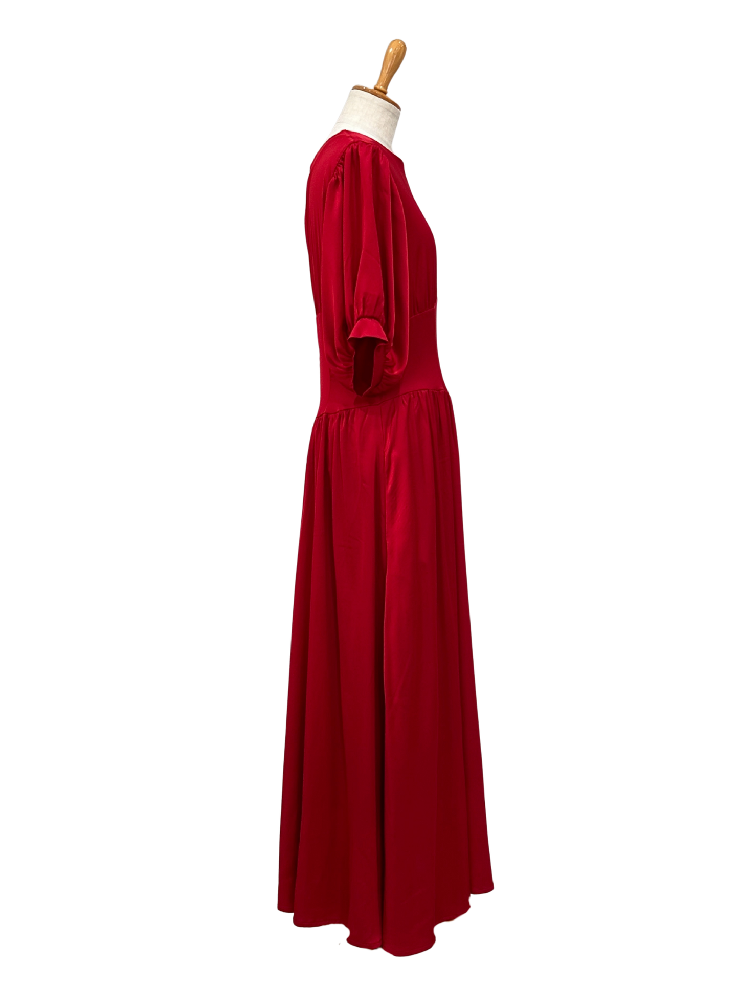 ギャザーフレアワンピース