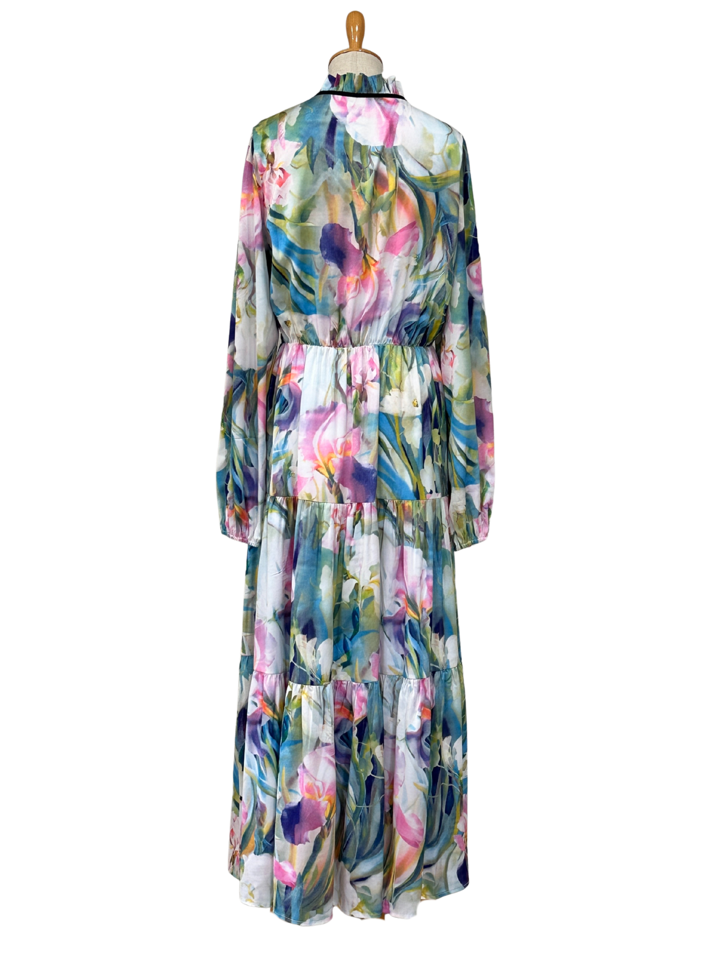 カラフル リボンカラーワンピース