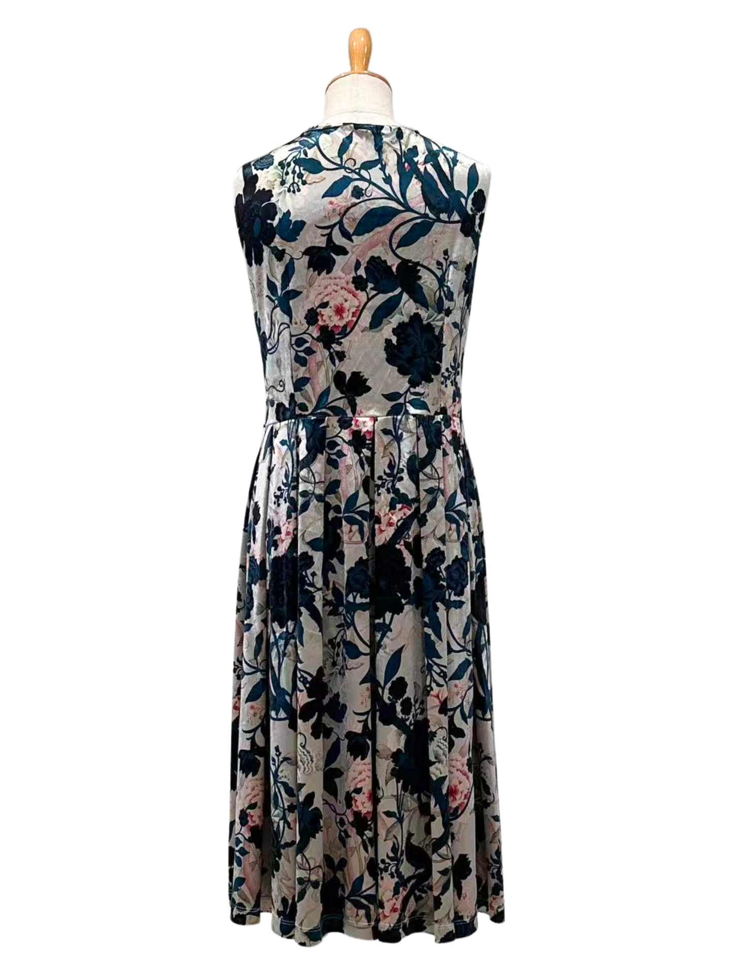 ベロアカシュクールワンピース