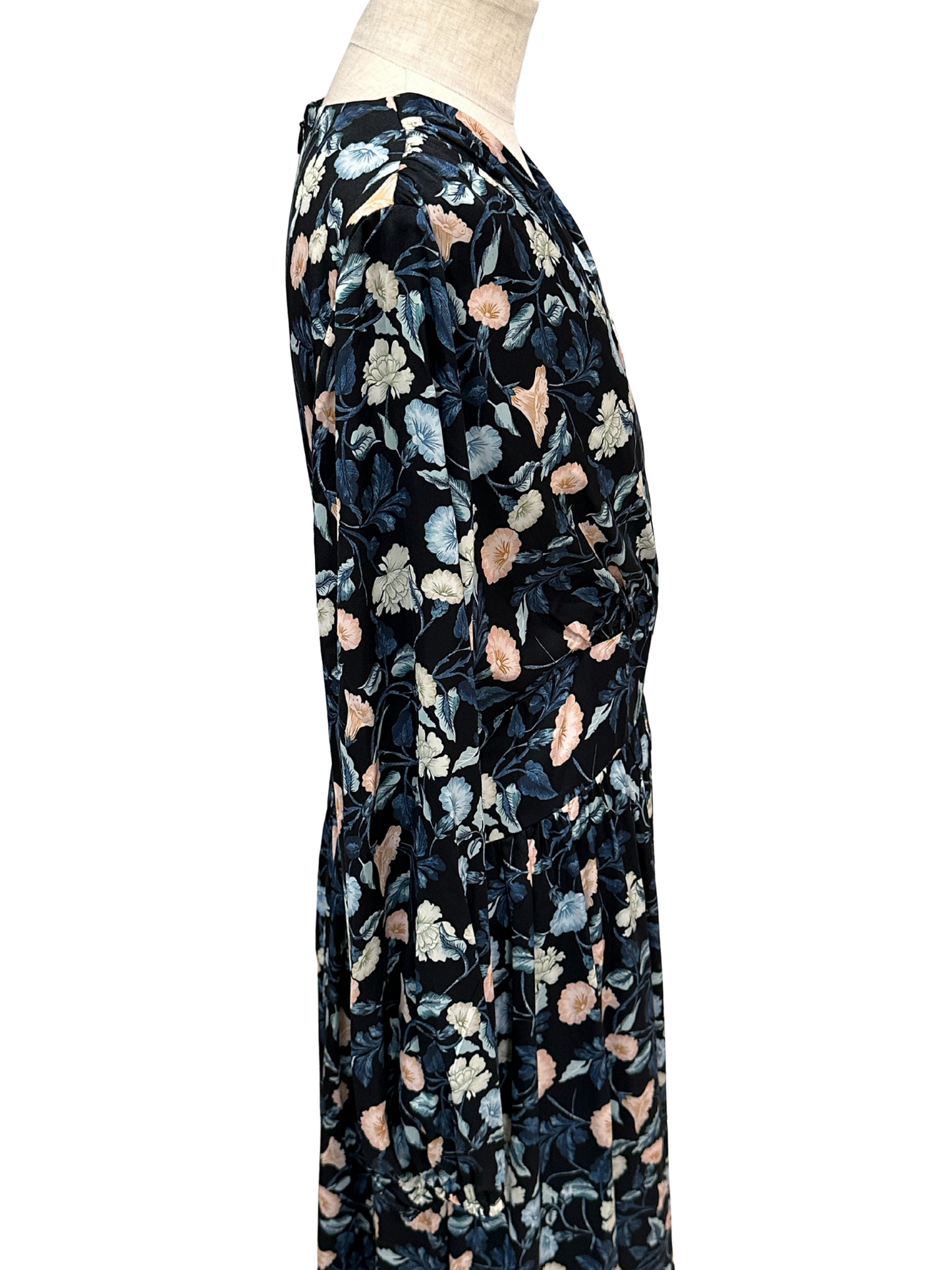 花柄 カシュクールワンピース